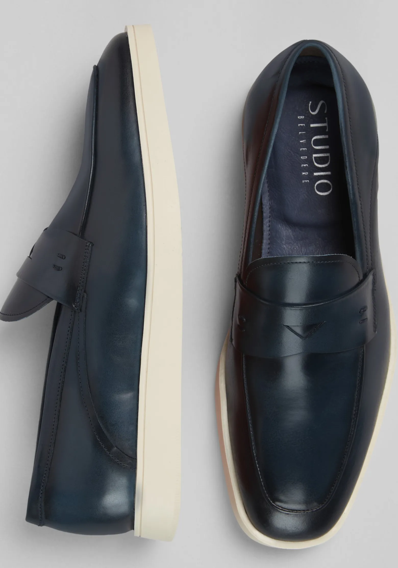 Belvedere Maurizio Hybrid Penny Loafers