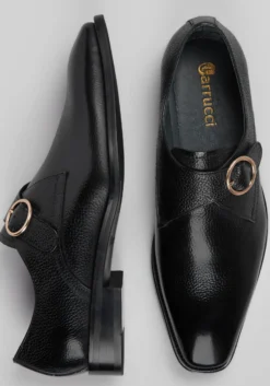 Carrucci Monk Strap Plain Toe Dress Shoes
