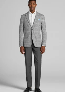 1905 Collection Slim Fit Plaid Sportcoat