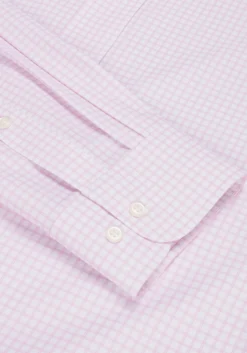 1905 Collection Tailored Fit Check 4-Way Stretch Dress Shirt