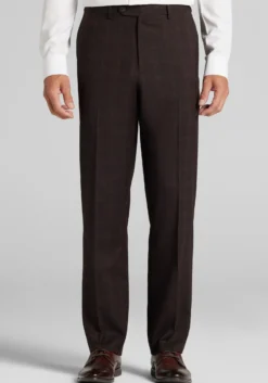 1905 Collection Tailored Fit Plaid Suit Separates Pants