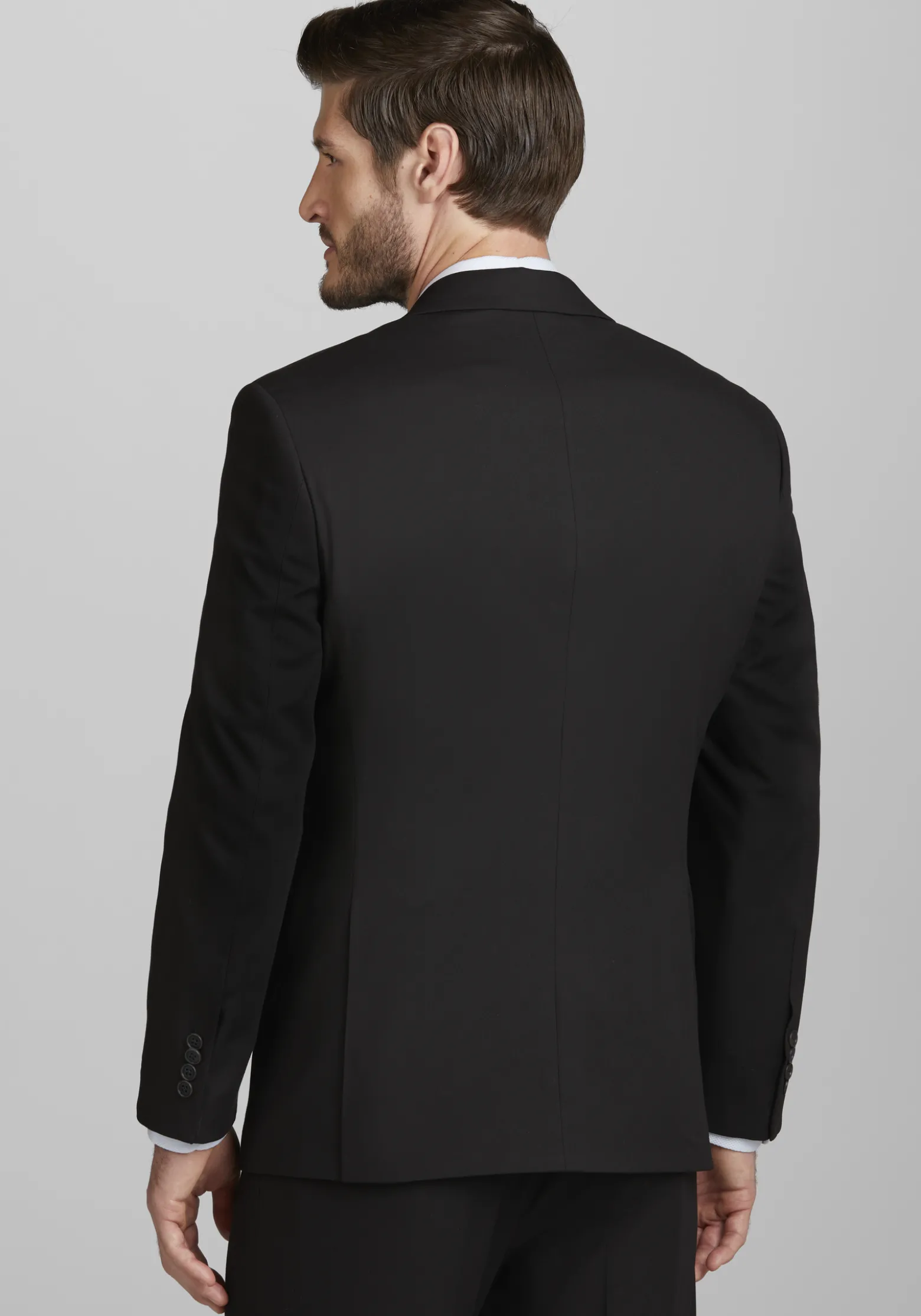 1905 Collection Tailored Fit Solid Suit Separates Jacket