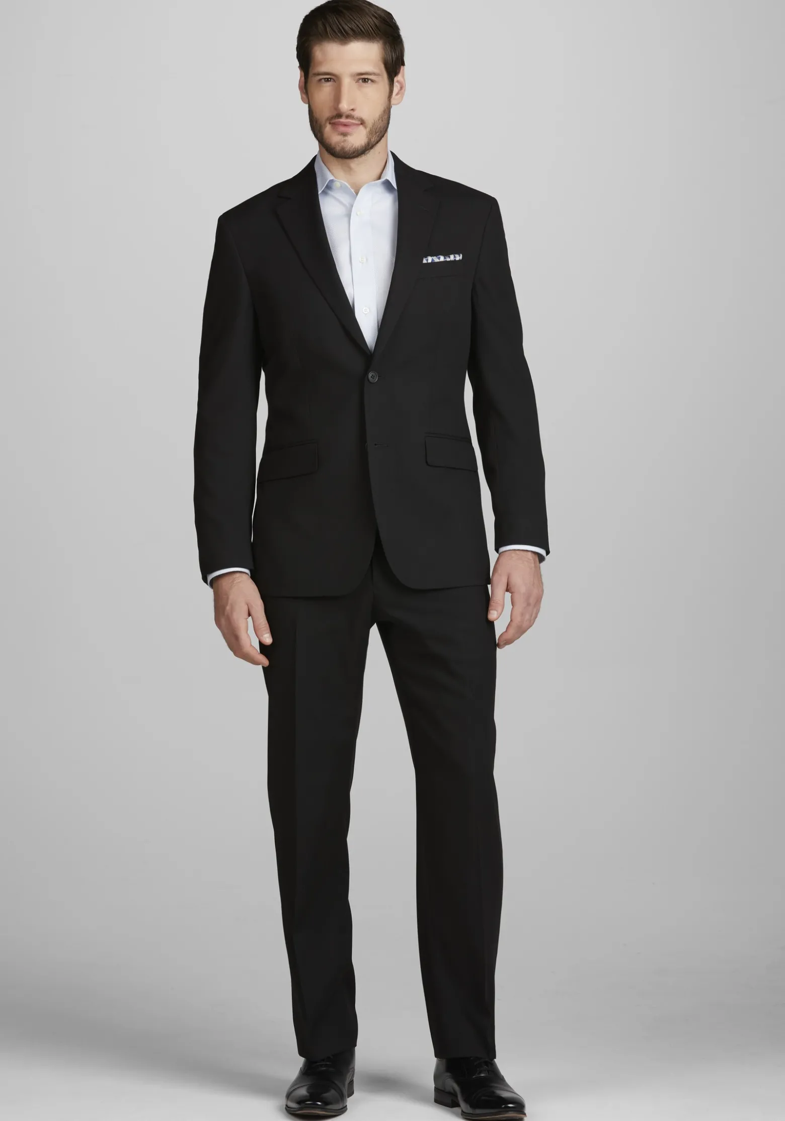 1905 Collection Tailored Fit Solid Suit Separates Jacket