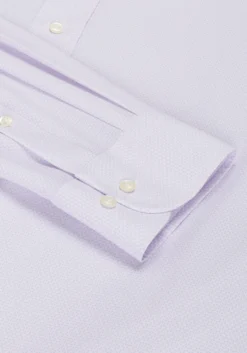 1905 Collection Tailored Fit Spread Collar Geo 4-Way Stretch Dress Shirt