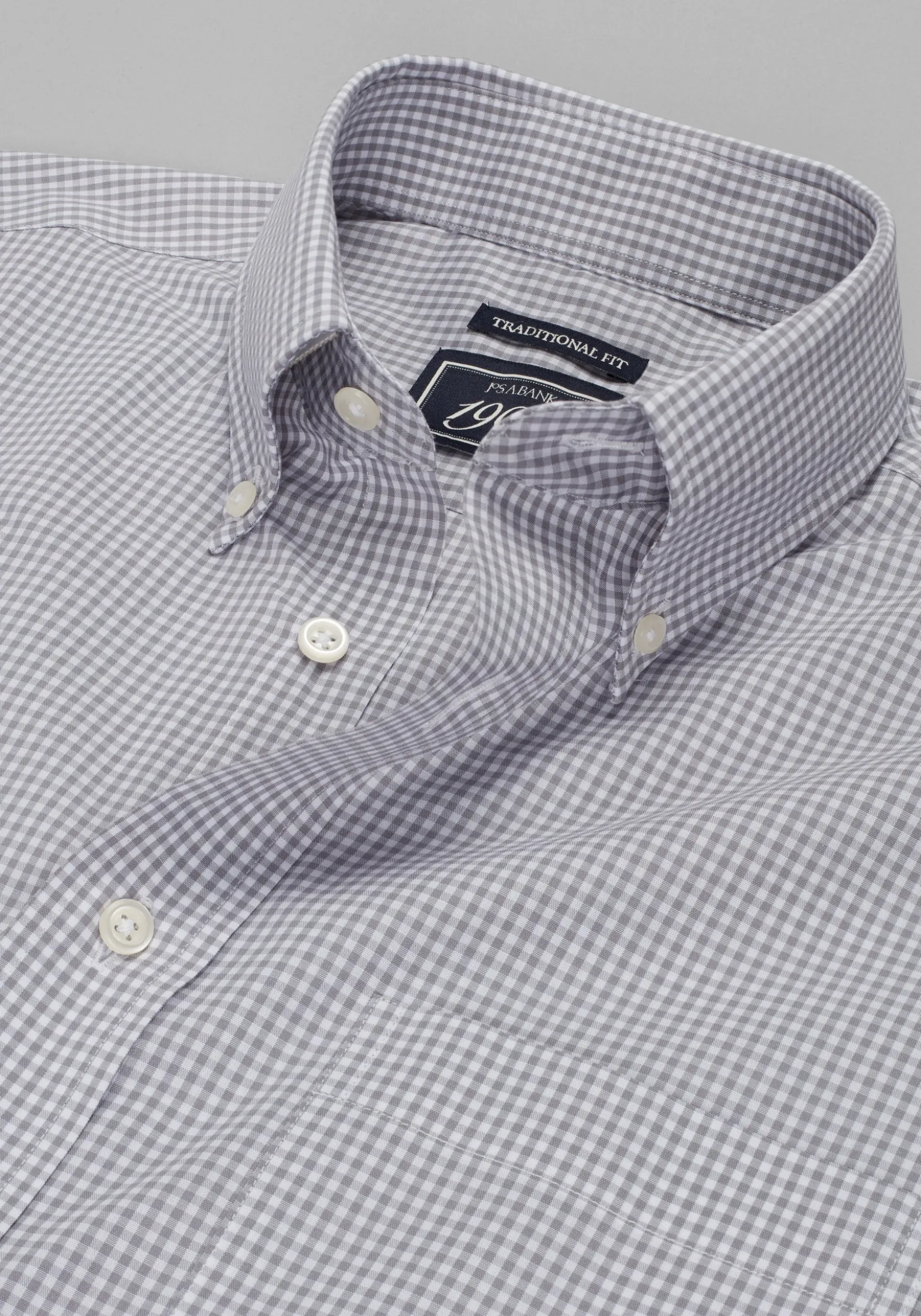 1905 Collection Traditional Fit Gingham Dress Shirt
