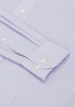 1905 Collection Traditional Fit 4-Way Stretch Button-Down Collar Mini Plaid Dress Shirt