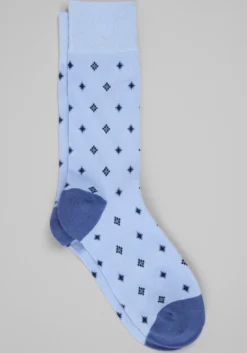 Diamond Pattern Socks, 1-Pair - Big & Tall