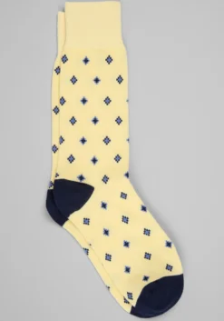 Diamond Pattern Socks, 1-Pair - Big & Tall