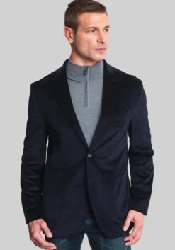 Gruner1949 Tailored Fit Corduroy 4-Way Stretch Sportcoat - Big & Tall
