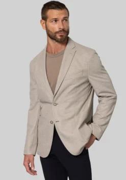 Gruner1949 Tailored Fit Pique Knit 4-Way Stretch Sportcoat - Big & Tall