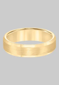 GTX 6mm Beveled Edge Satin Finish Center Tungsten Carbide Band