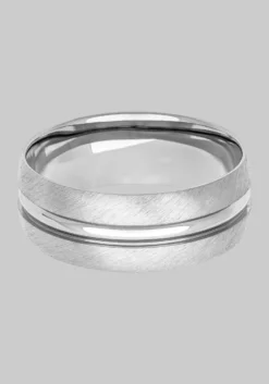 GTX 8mm Satin and Polished Finish Titanium Band