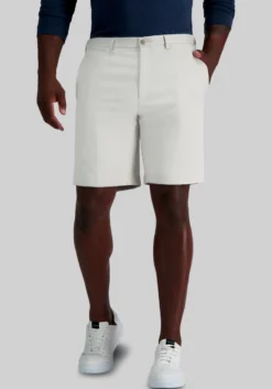 Haggar Big & Tall COOL 18® Pro Straight Fit Performance Golf Shorts 9.5''