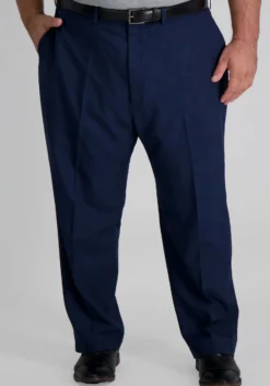 Haggar Big & Tall Premium Comfort Classic Fit Flat Front Dress Pant