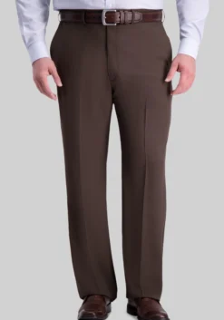 Haggar Big & Tall Premium Comfort Classic Fit Flat Front Dress Pants