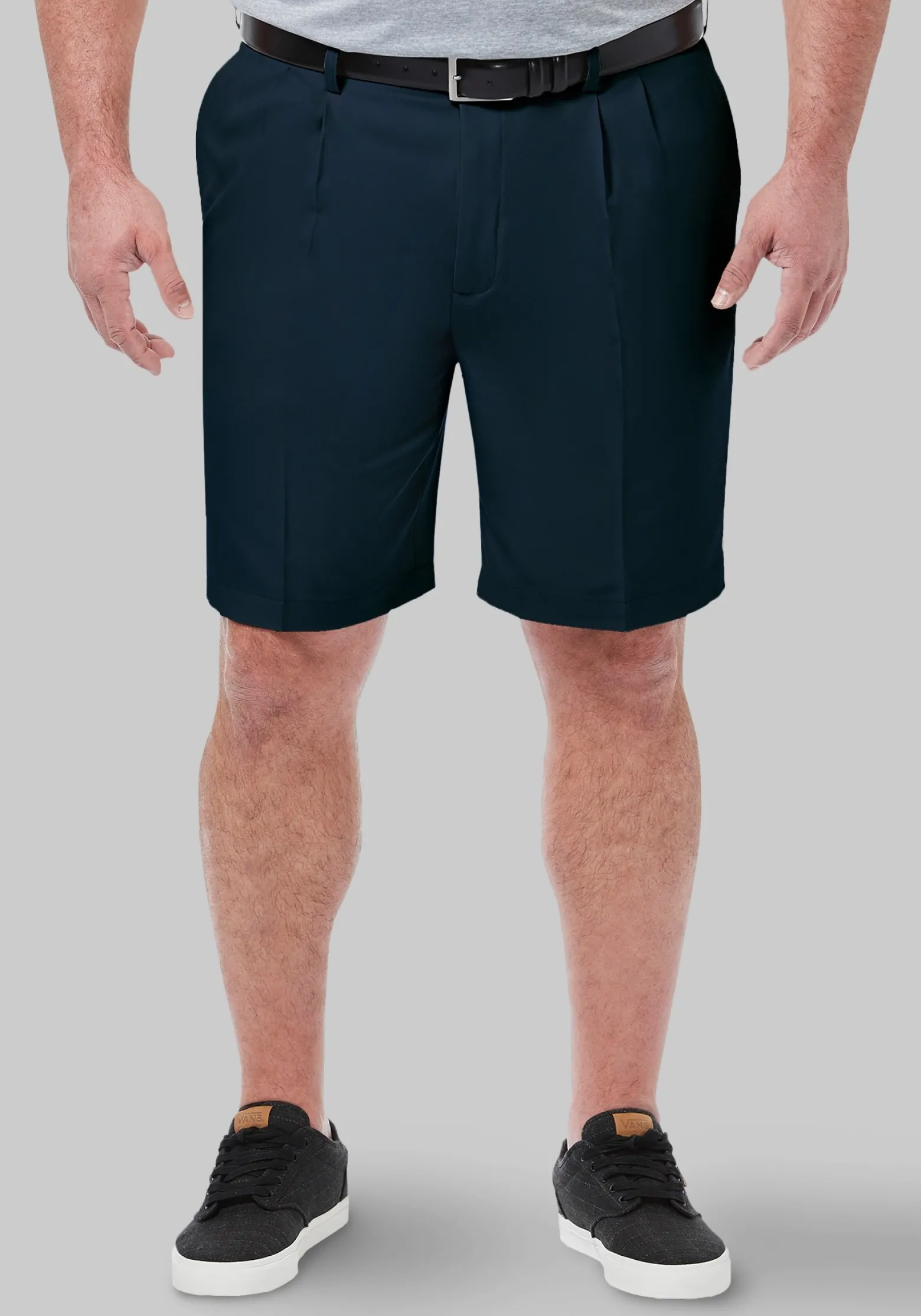 Haggar Big & Tall Straight Fit Cool 18® Pro Performance Shorts 10.5''