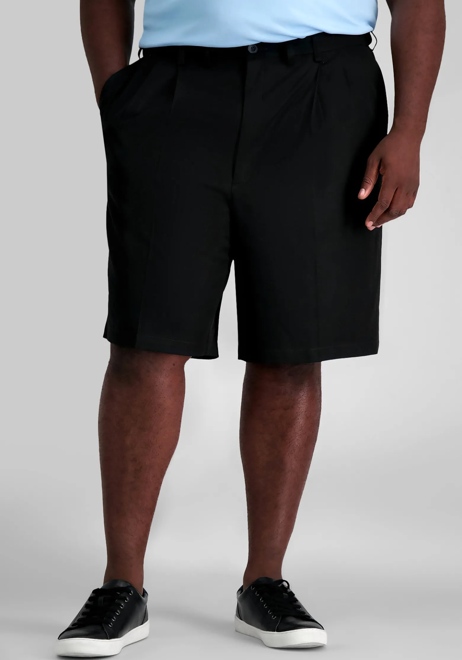 Haggar Big & Tall Straight Fit Cool 18® Pro Performance Shorts 10.5''