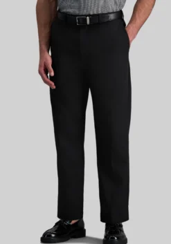 Haggar Cool Right® Performance Flex Classic Fit Flat Front Pants