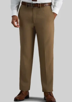 Haggar Premium Comfort Classic Fit Flat Front Dress Pants