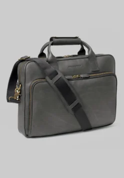 Johnston & Murphy Rhodes Leather Briefcase