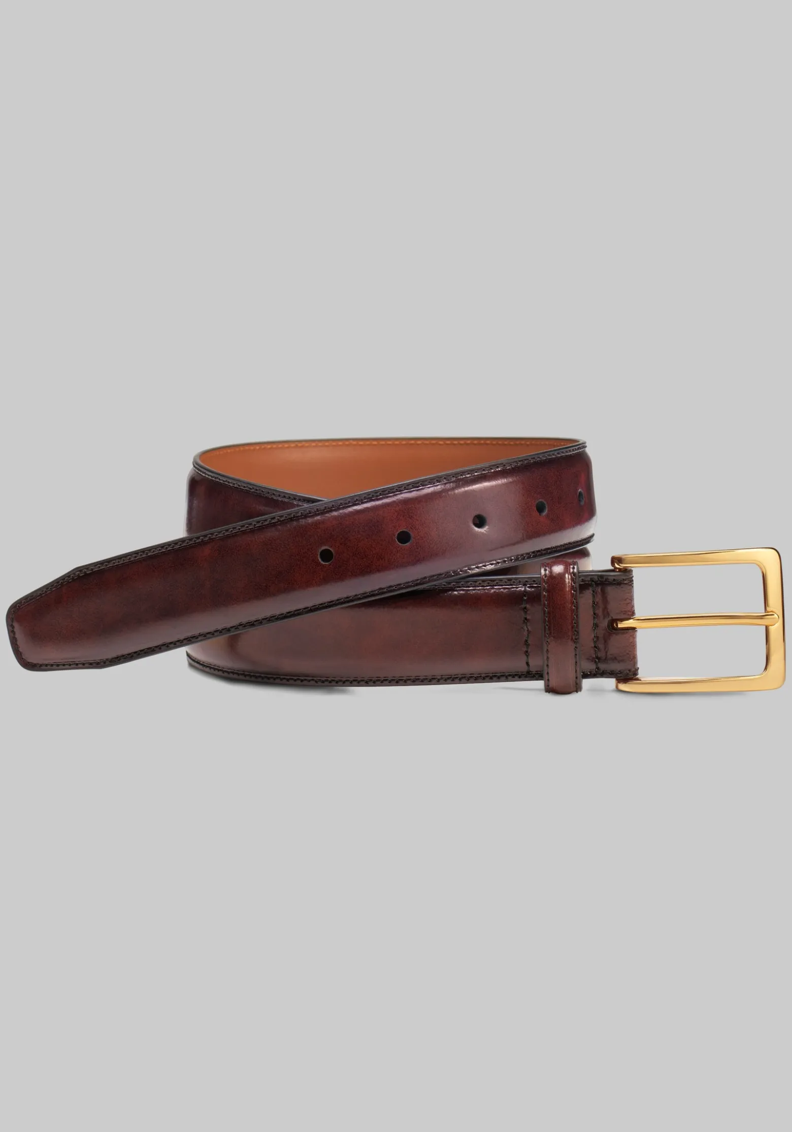 Johnston & Murphy Smooth Leather Dress Belt
