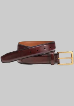 Johnston & Murphy Smooth Leather Dress Belt - Long