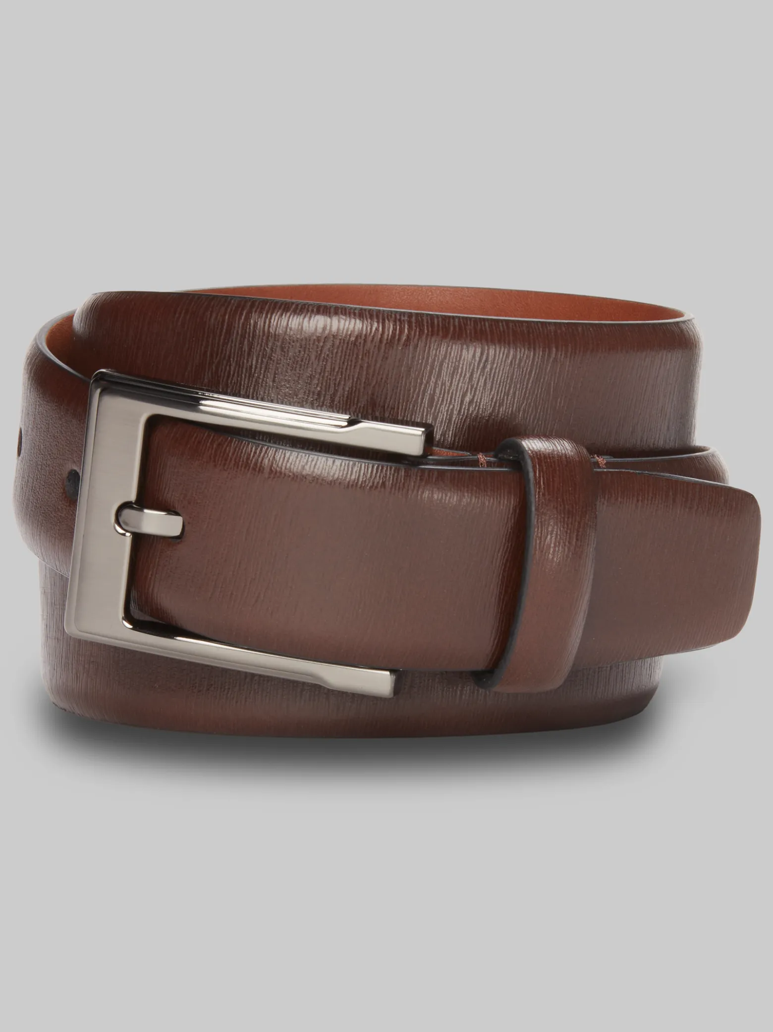 Jos. A. Bank Burnished Edge Leather Belt