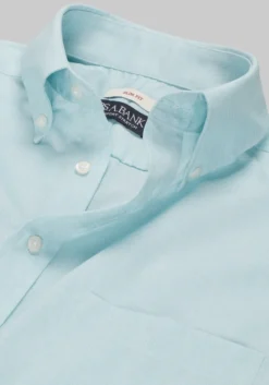 Jos. A. Bank Comfort Stretch Slim Fit Button-Down Collar Solid Dress Shirt