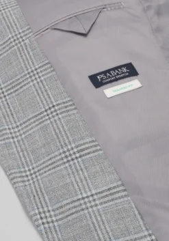 Jos. A. Bank Comfort Stretch Tailored Fit Plaid Knit Sportcoat