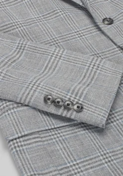 Jos. A. Bank Comfort Stretch Tailored Fit Plaid Knit Sportcoat