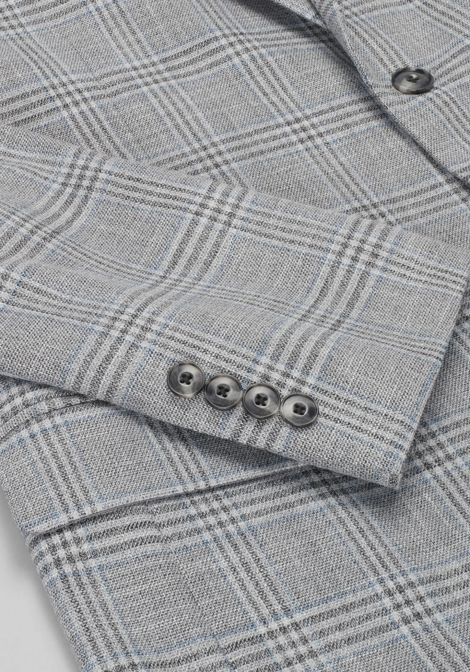 Jos. A. Bank Comfort Stretch Tailored Fit Plaid Knit Sportcoat