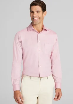 Jos. A. Bank Comfort Stretch Tailored Fit Spread Collar Solid Dress Shirt