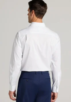 Jos. A. Bank Comfort Stretch Tailored Fit Spread Collar Medallion Dot Dress Shirt