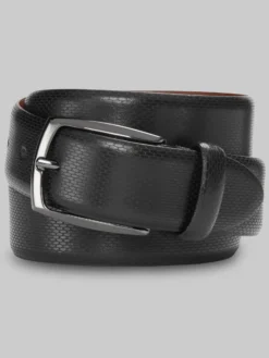Jos. A. Bank Feather Edge Textured Leather Belt