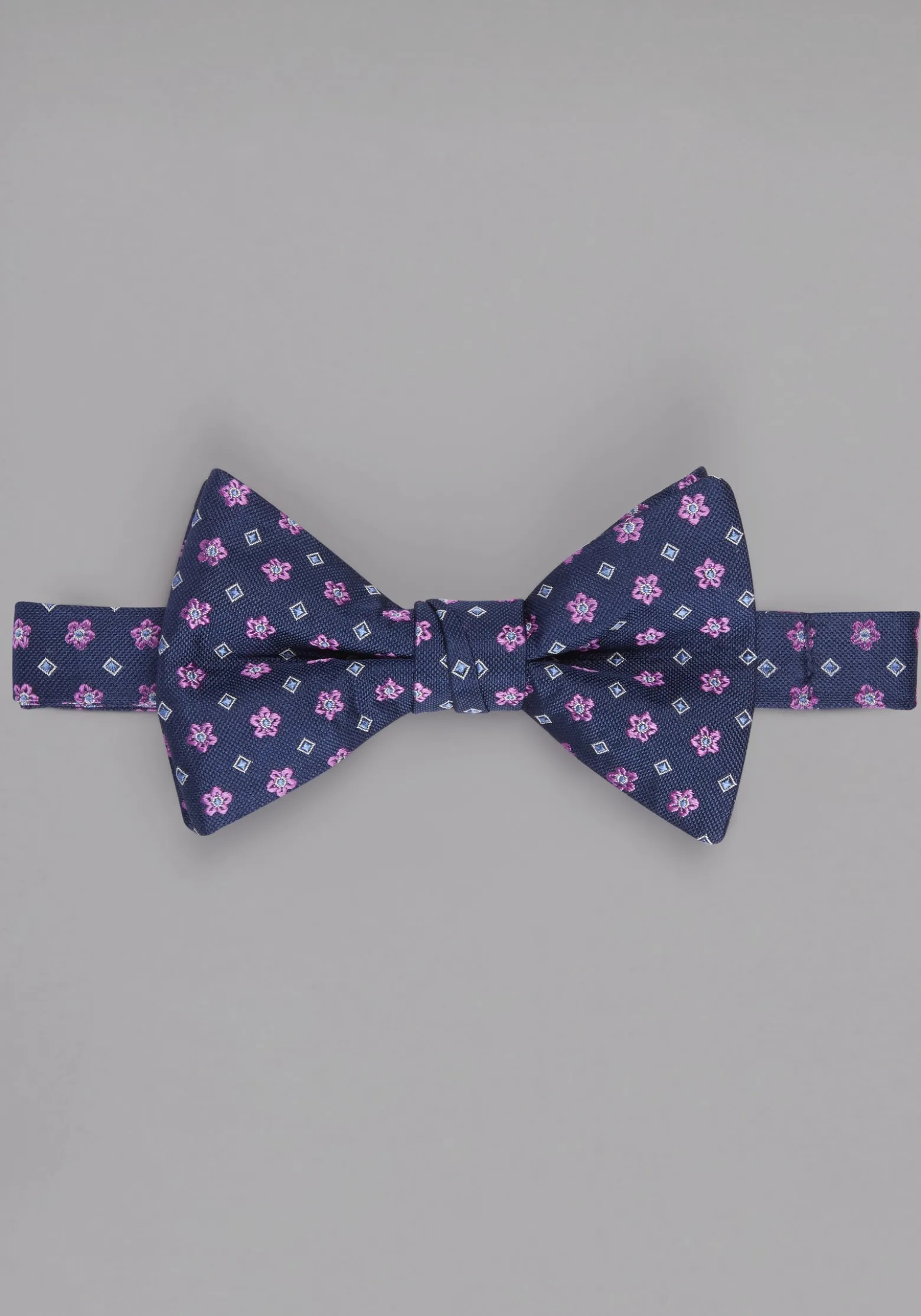 Jos. A. Bank Flowers & Squares Pre-Tied Bow Tie