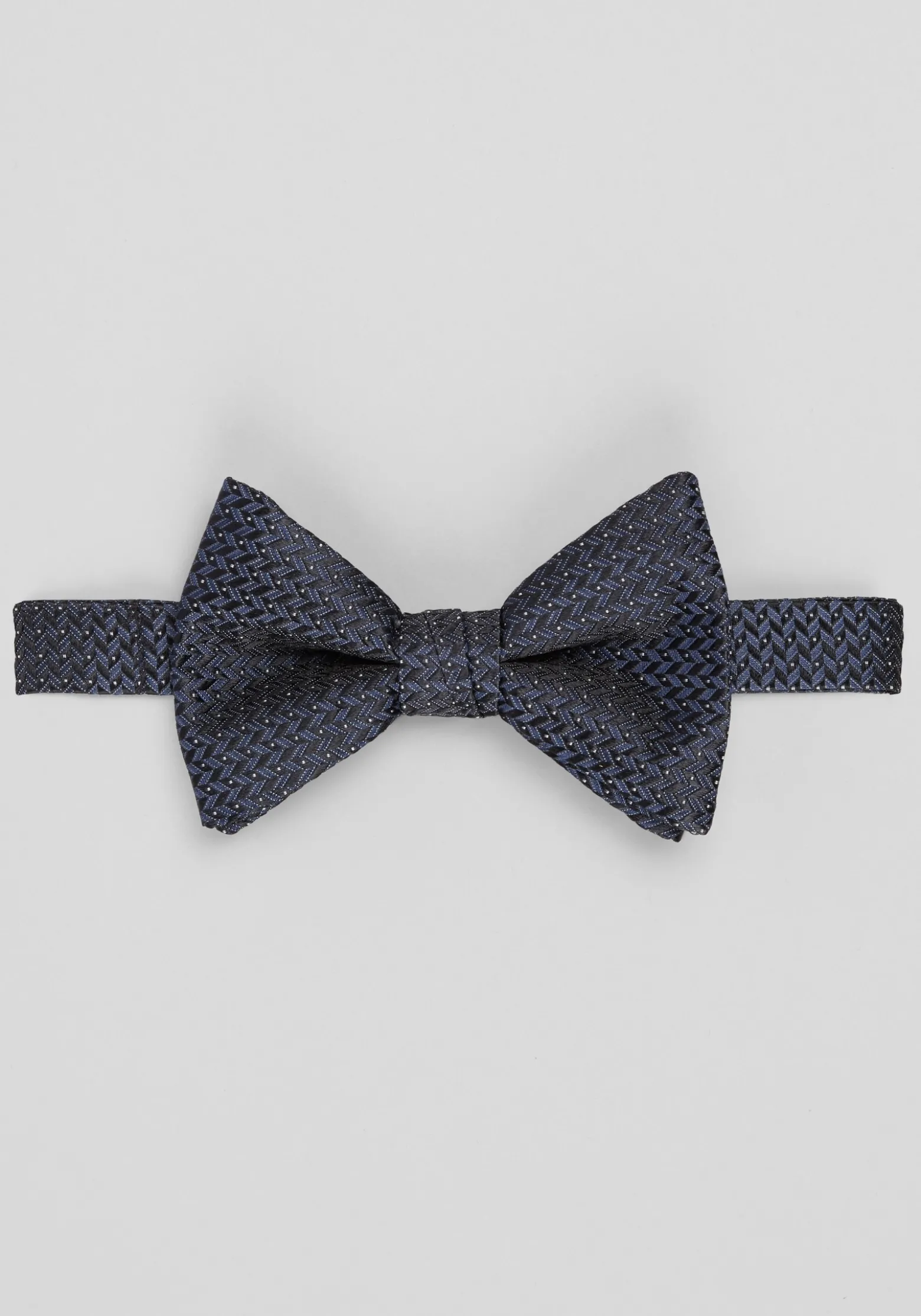 Jos. A. Bank Microneat Zig Zag Pre-Tied Big Bow Tie