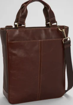 Jos. A. Bank North South Leather Tote