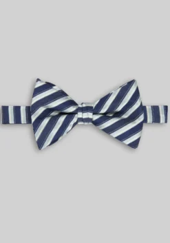 Jos. A. Bank Stripe Pre-Tied Big Bow Tie