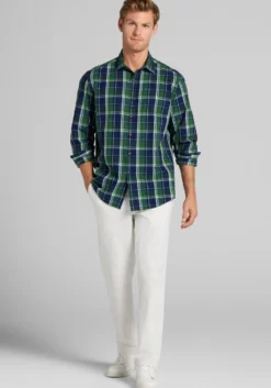 Jos. A. Bank Tailored Fit Check Button Up Shirt