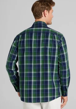 Jos. A. Bank Tailored Fit Check Button Up Shirt