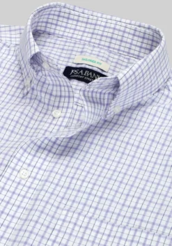 Jos. A. Bank Tailored Fit Clean Check Dress Shirt