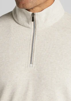 Jos. A. Bank Tailored Fit Double Face 1/4 Zip Pullover