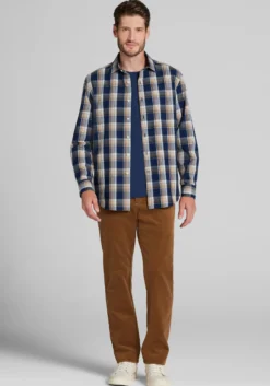 Jos. A. Bank Tailored Fit Medium Check Button Up Shirt