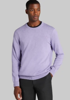 Jos. A. Bank Tailored Fit Pima Cotton Crew Neck Sweater