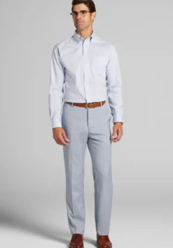 Jos. A. Bank Tailored Fit Plaid Comfort Stretch Dress Shirt