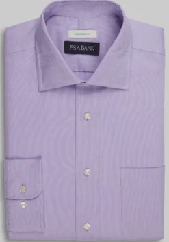 Jos. A. Bank Tailored Fit Spread Collar Oxford Solid Dress Shirt