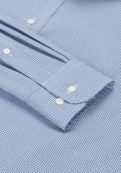Jos. A. Bank Tailored Fit Spread Collar Tiny Grid Dress Shirt