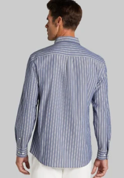 Jos. A. Bank Tailored Fit Stripe Button Up Shirt