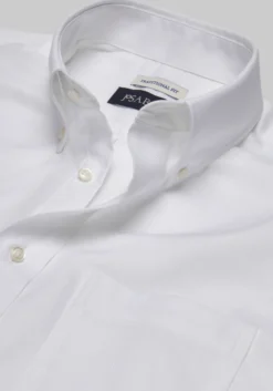 Jos. A. Bank Traditional Fit Button-Down Collar Solid Dress Shirt
