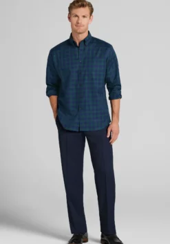 Jos. A. Bank Traditional Fit Large Check Button Up Shirt